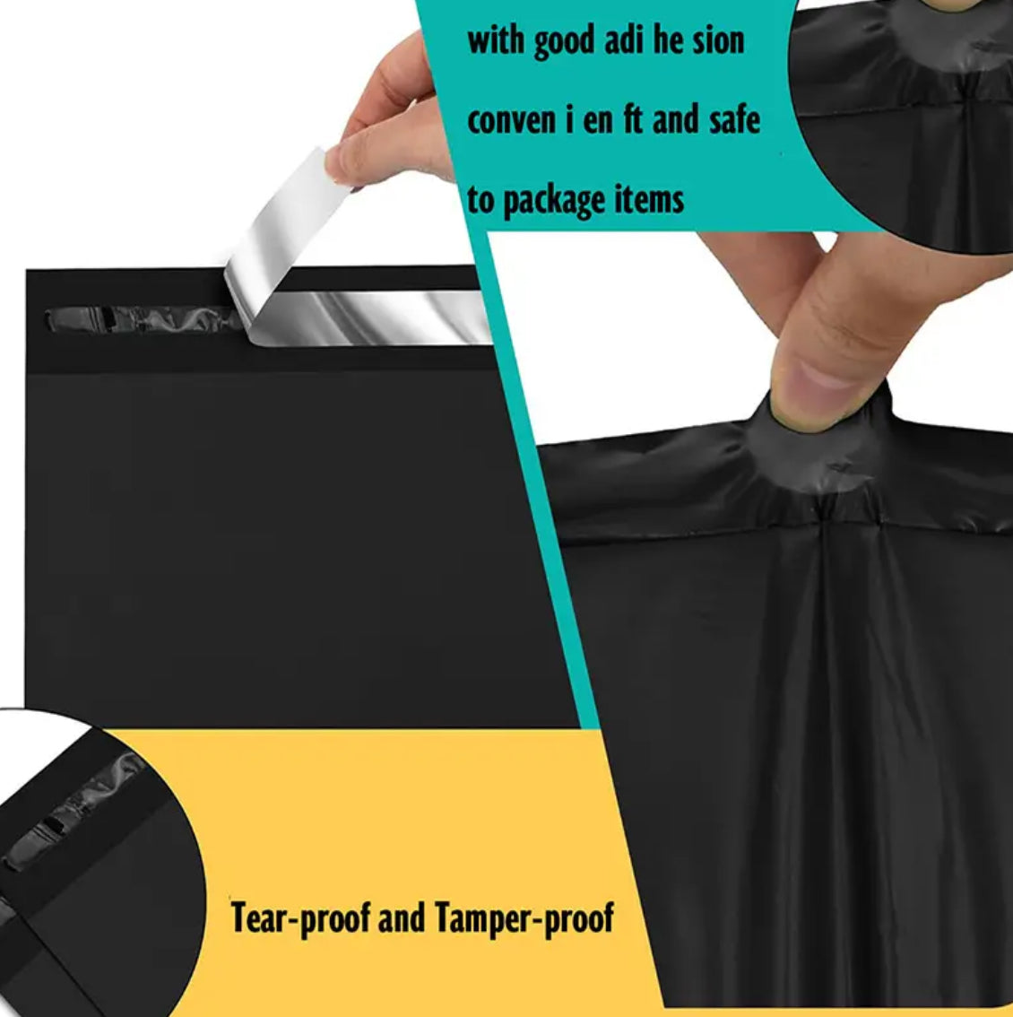 Black Poly Mailers
