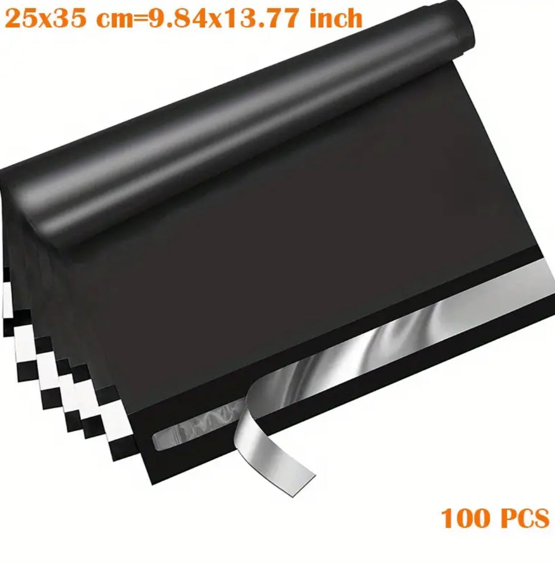 Black Poly Mailers